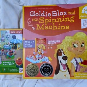 Goldie Blox Spinning Machine + Cat Nook